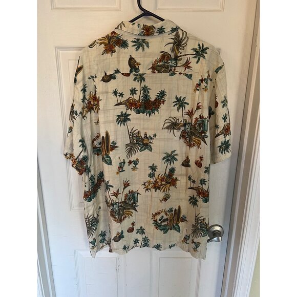 Batik Bay Hawaiian Tropical Themed Button Down Short Sleeve Shirt Size XXL - Picture 7 of 9